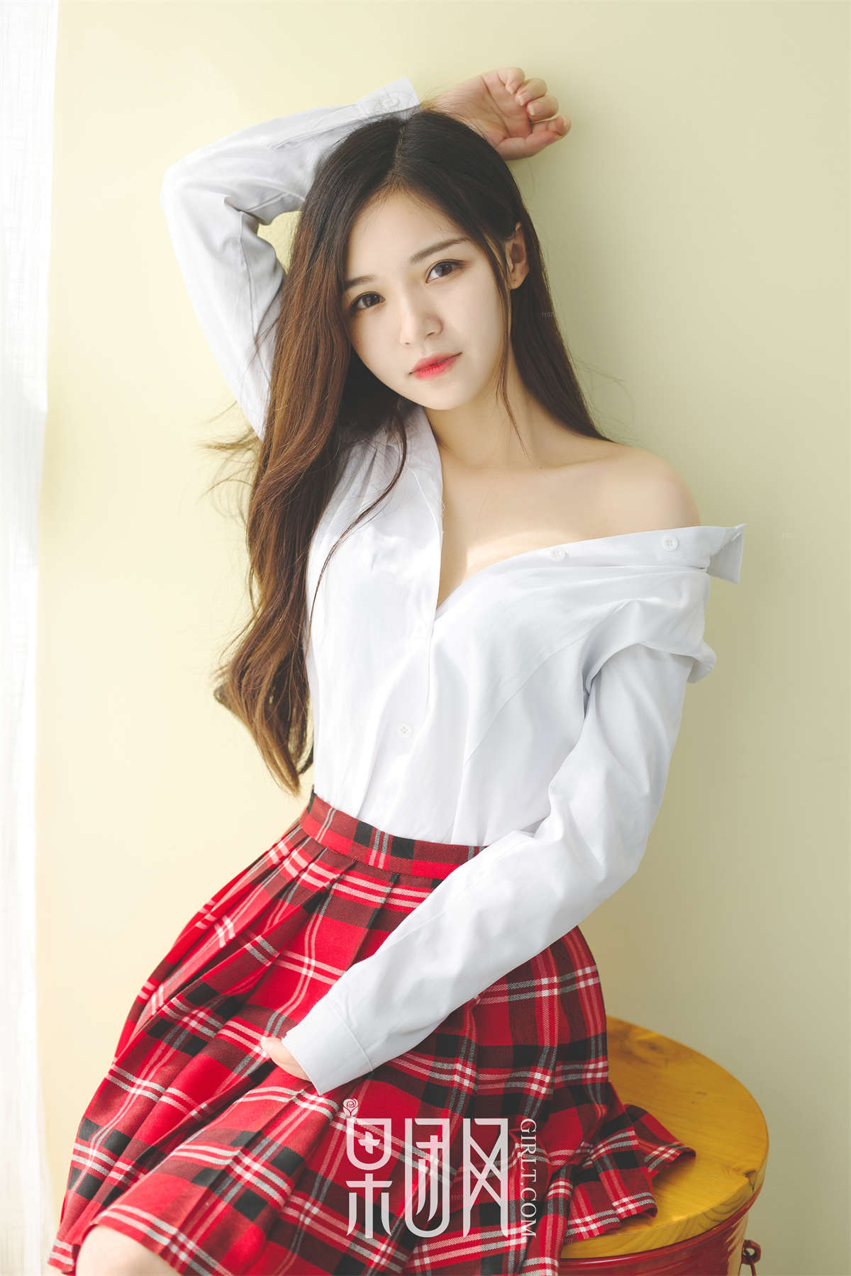 图片[2]-Girlt果团网 NO.063 清纯玉女尹意纯-日更街拍