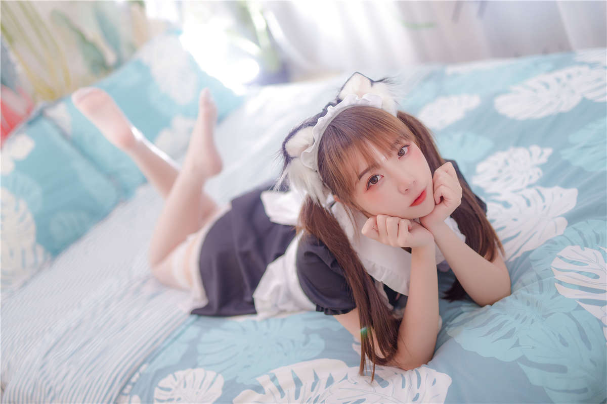 图片[2]-高产型Coser-二佐Nisa  私房猫耳女仆-日更街拍