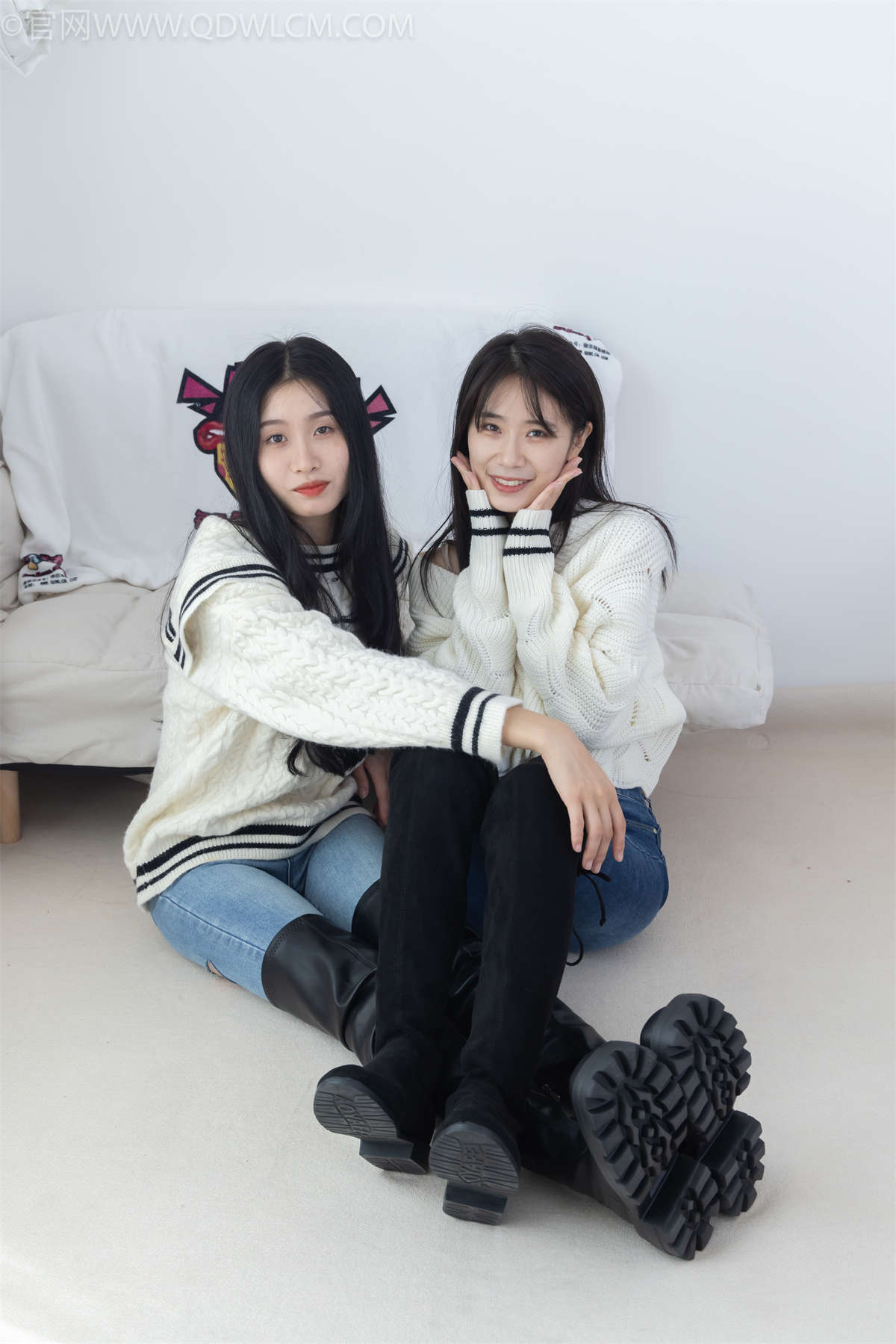 物恋传媒 NO.1913 菜菜&绒绒-牛奶棉花糖-日更街拍