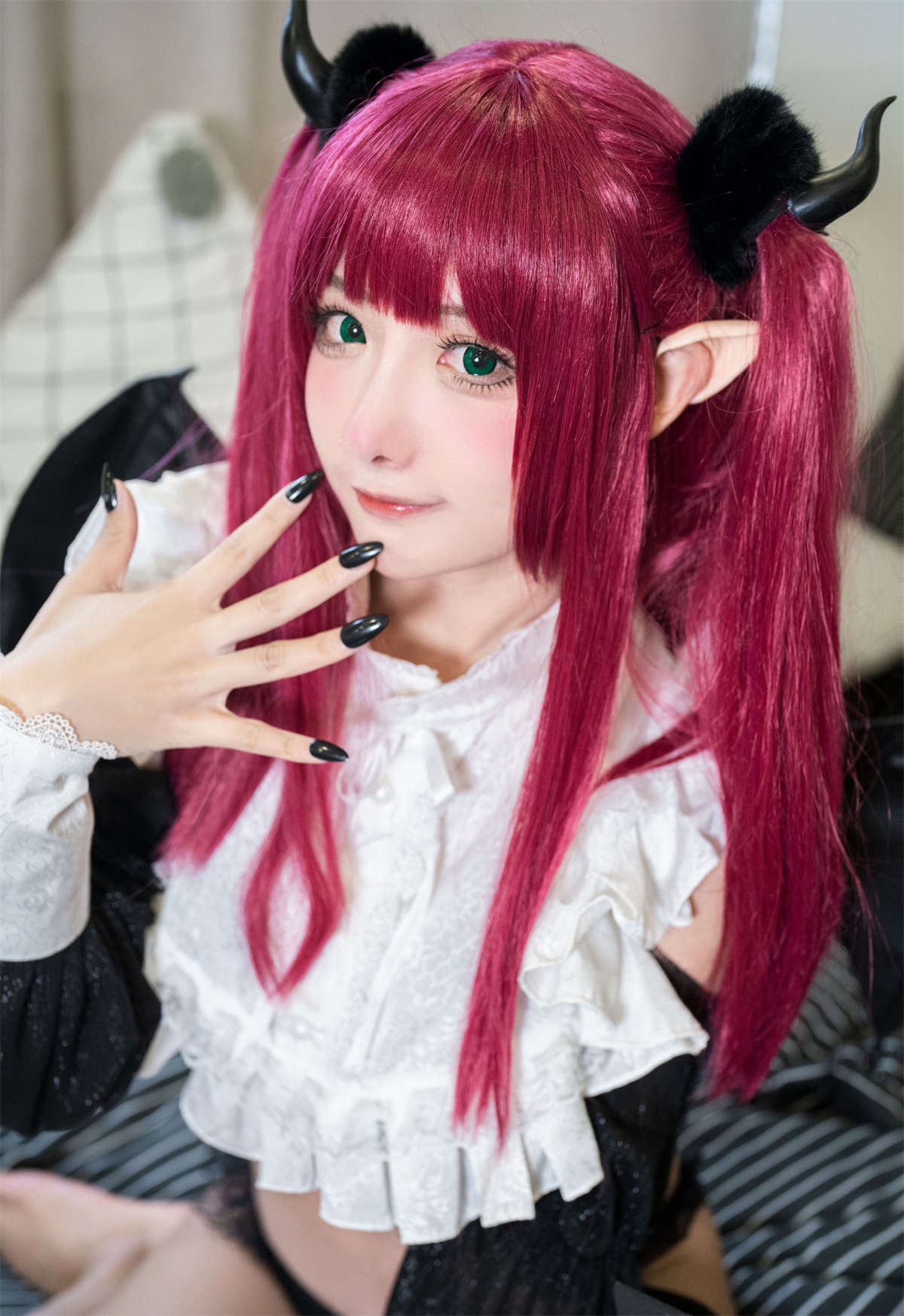 图片[2]-紫氯氯 No.016 利兹小恶魔-日更街拍