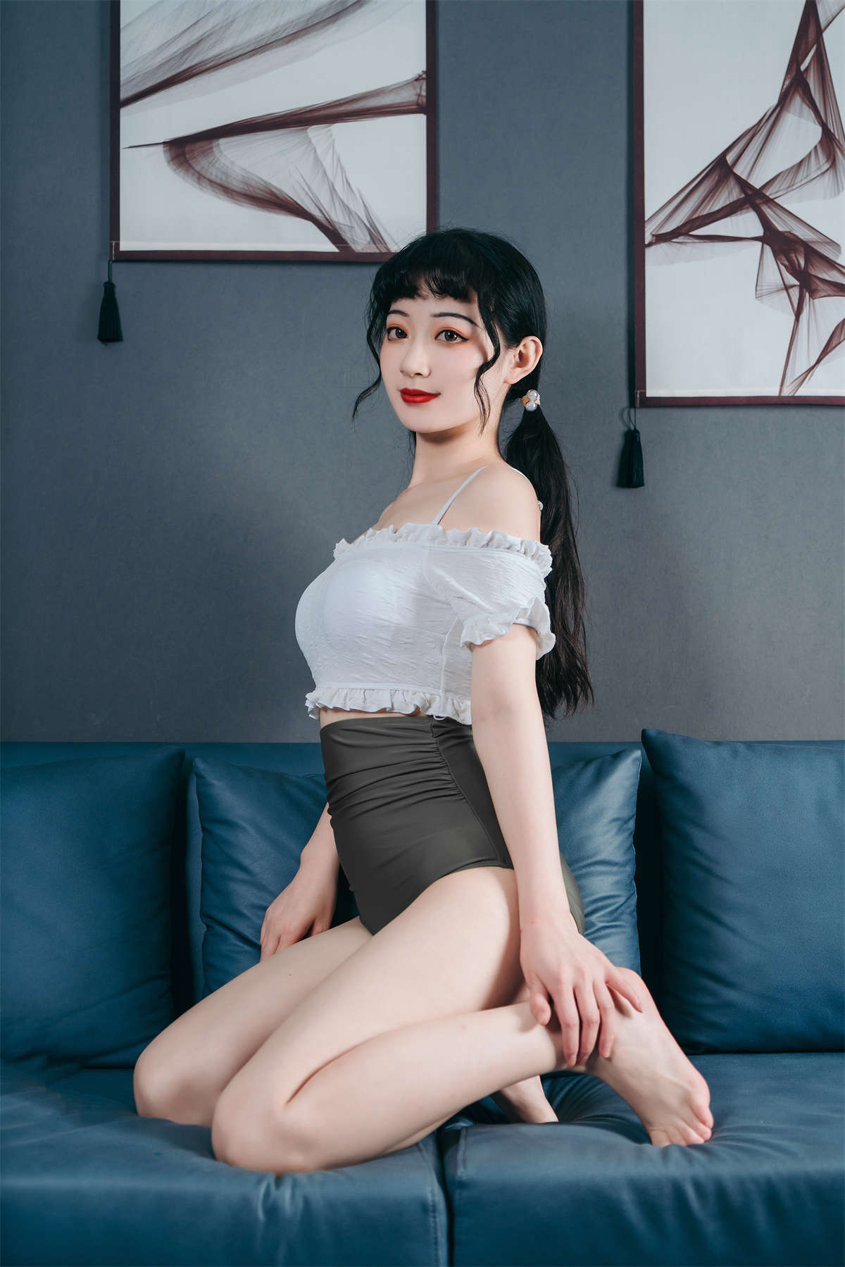 YITUYU艺图语 2023.07.18 灰色的泳衣 桃墨公子x插图1