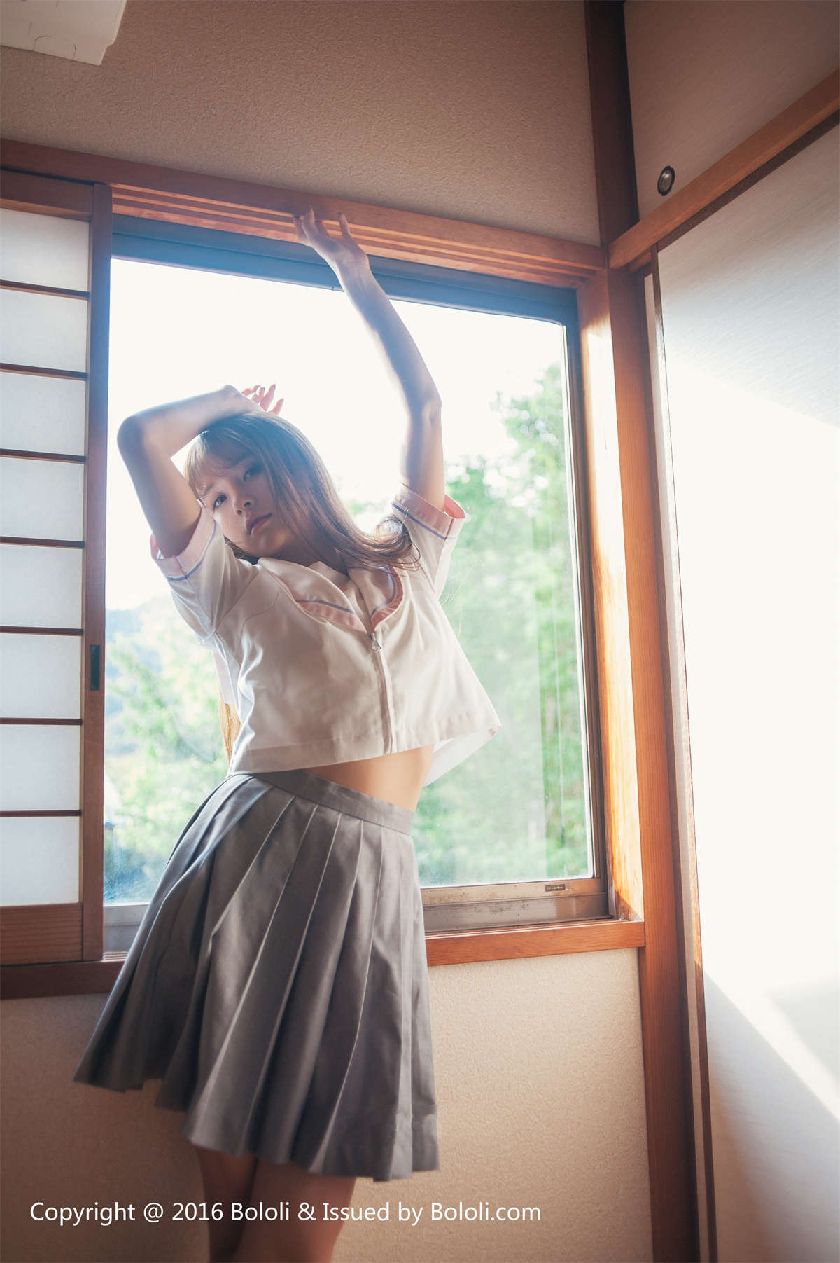 图片[2]-Bololi波萝社 BOL.082 放課後の夏美酱-日更街拍