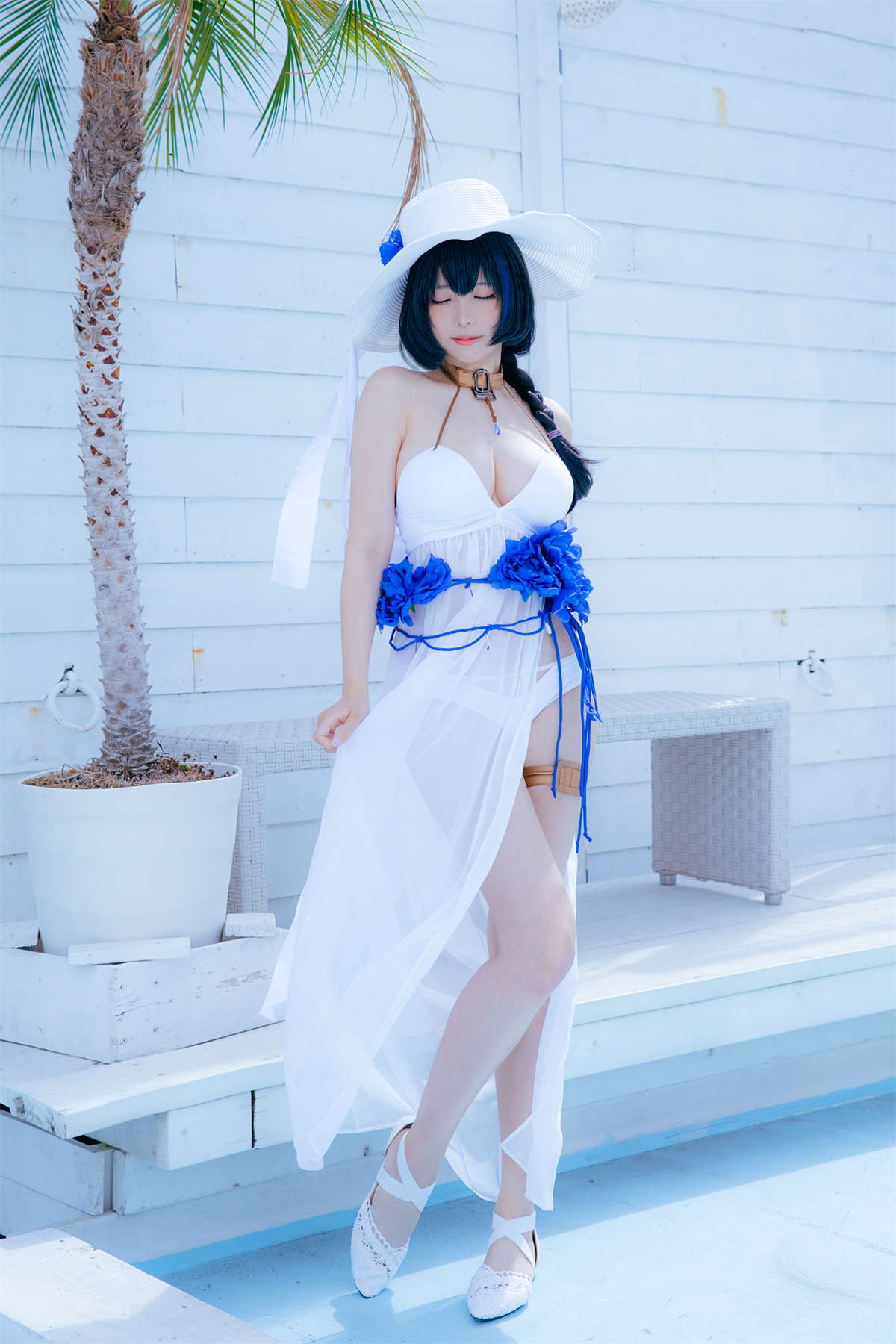 Ely_eee(ElyEE子) Mary Bay Goddess-日更街拍