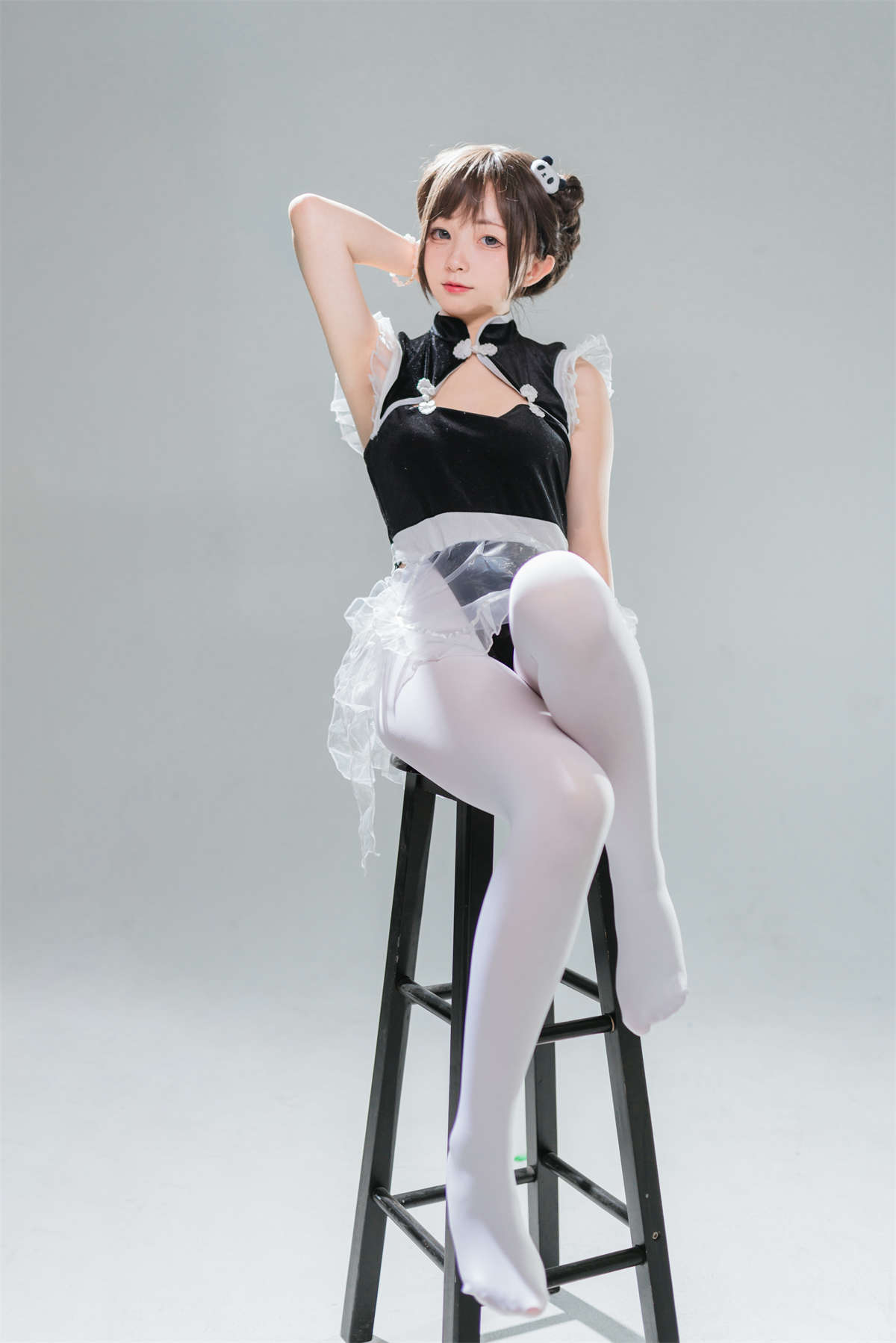 图片[2]-花铃 No.009 小熊猫女仆-日更街拍