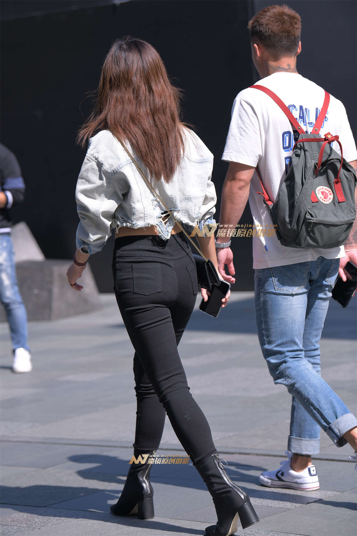 【街拍之魂赛帖】性感黑裤-日更街拍