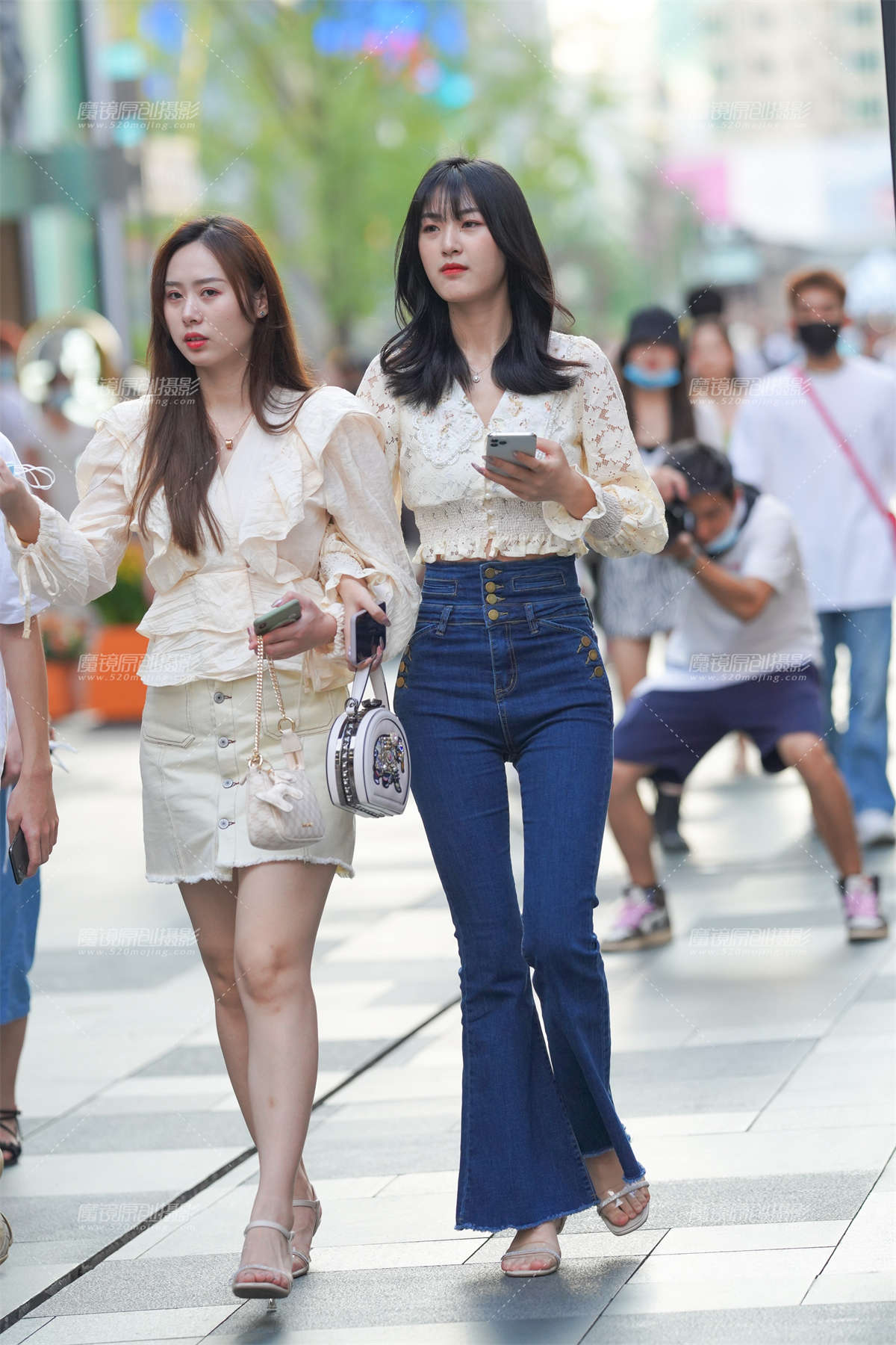 【凯恩赛贴】气质长腿紧牛美女-日更街拍