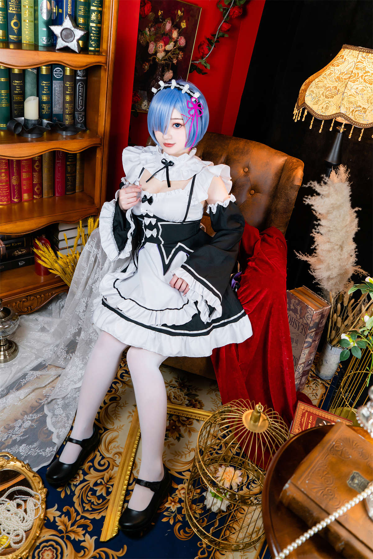 YITUYU艺图语 2023.07.19 蕾姆女仆装 桃墨公子x插图1