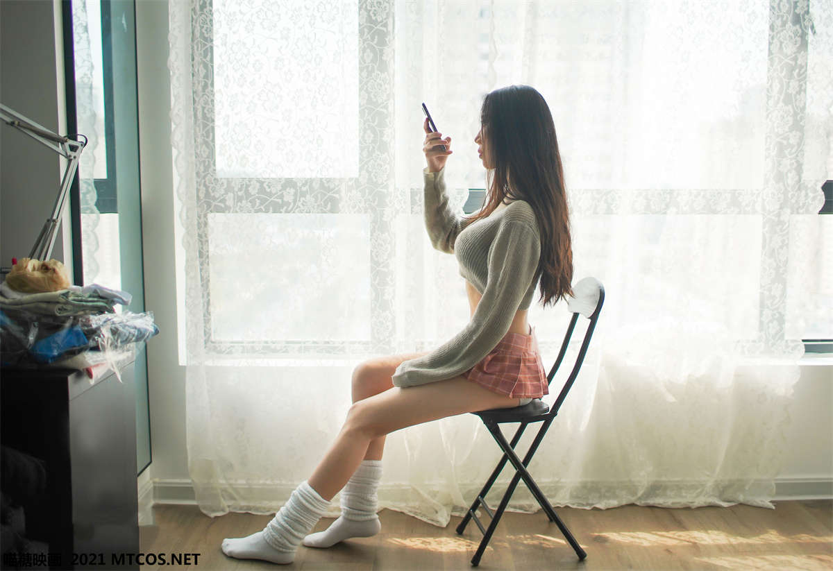 图片[2]-喵糖映画 VOL.456 栗子的毛衣-日更街拍