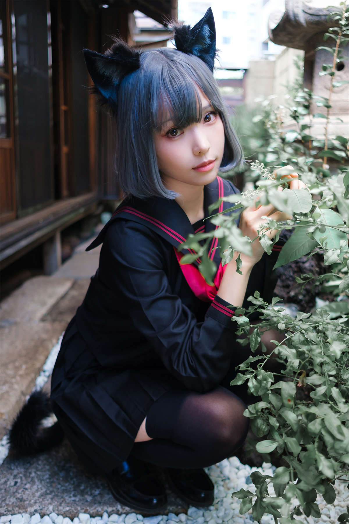 图片[2]-Ely_eee(ElyEE子) Veranda Black Cat緣廊黑貓-日更街拍