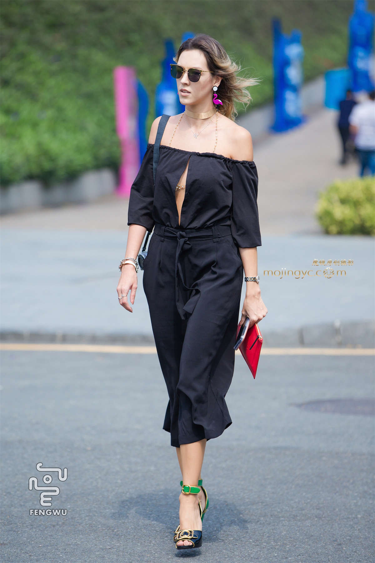 图片[2]-开胸九分裤，凉高（11）-日更街拍