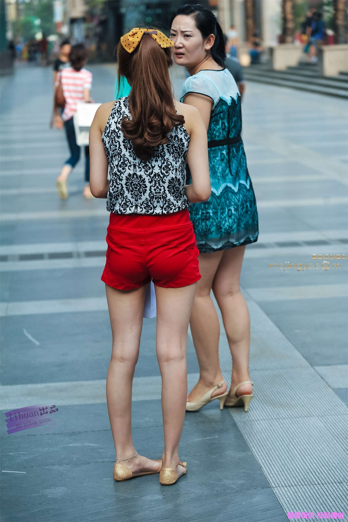 李欢原创-短裤，紧翘（12P）-日更街拍