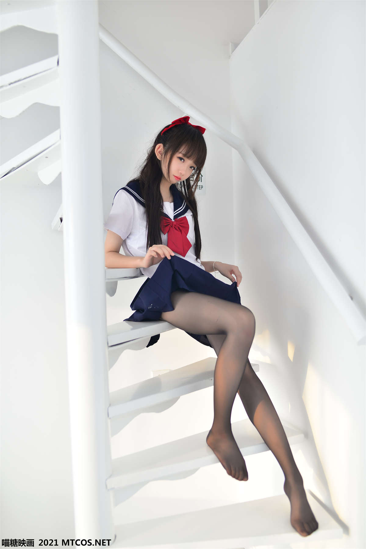 图片[2]-喵糖映画 VOL.458 JK妹妹-日更街拍