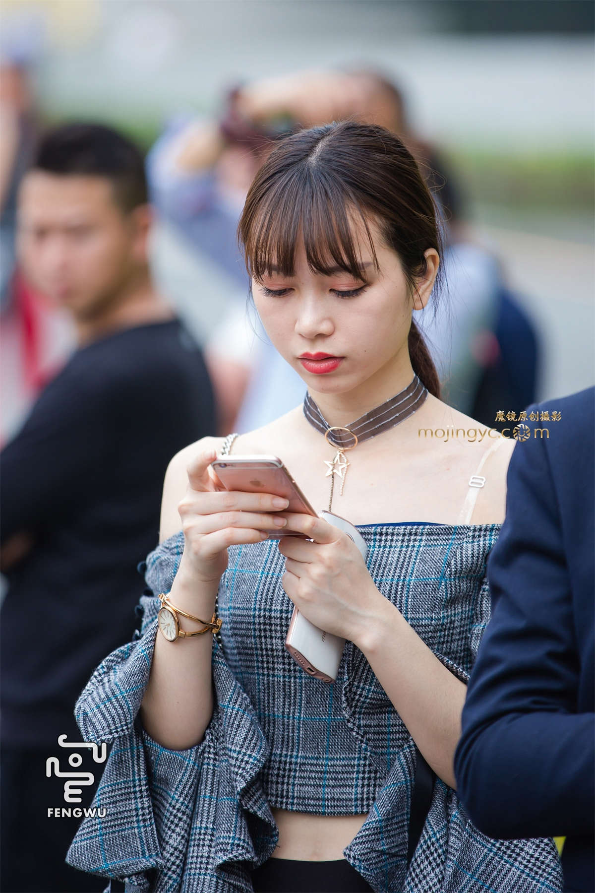 图片[2]-喇叭紧身裤，高跟（10）-日更街拍