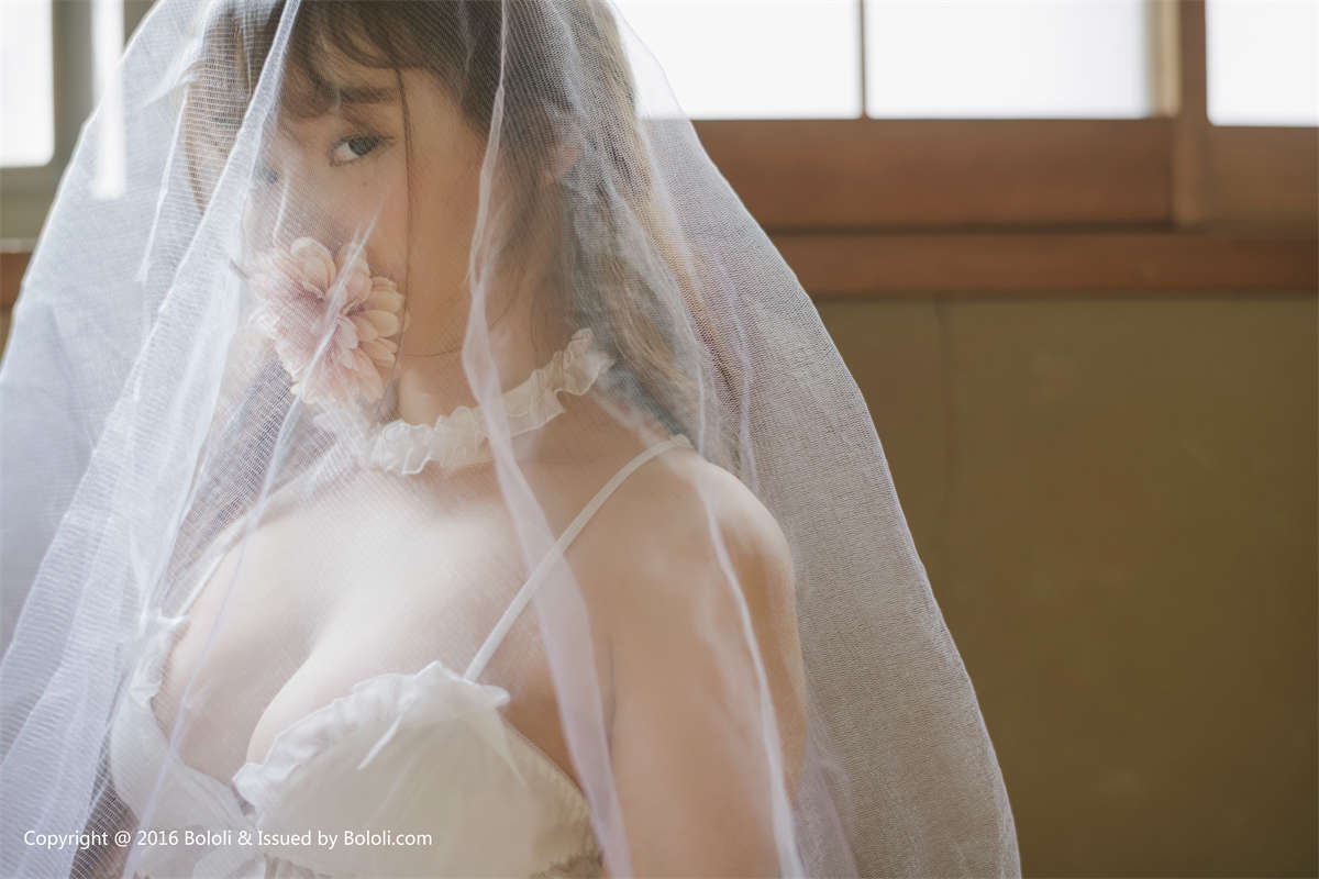 图片[2]-Bololi波萝社 BOL.090 白纱少女与花 柳侑绮-日更街拍