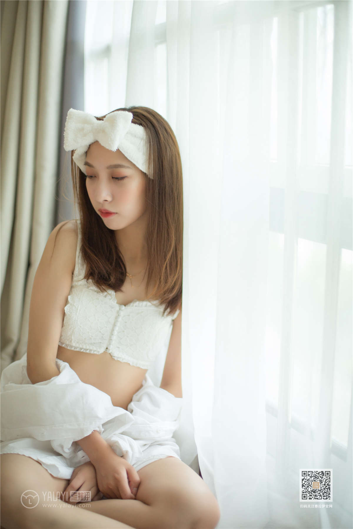 图片[2]-YALAYI雅拉伊 No.421 素颜 蓝心-日更街拍