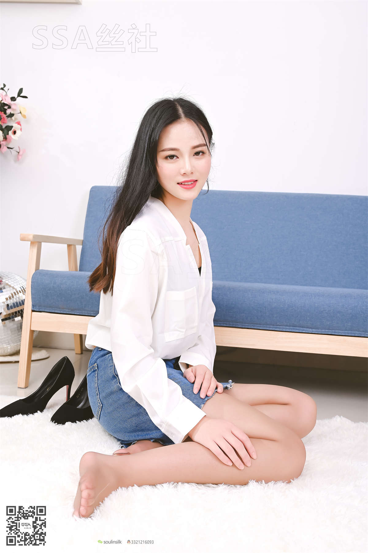 SSA丝社 NO.128 晓晓 35码丝袜脚-日更街拍