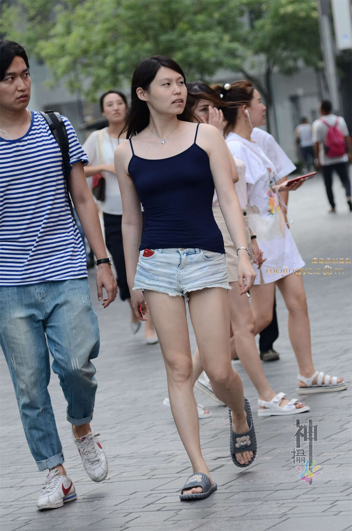 【神摄手原创】吊带，牛短-日更街拍