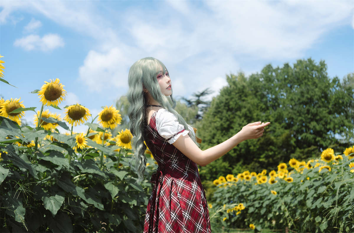 图片[2]-Ely_eee(ElyEE子) Kazami Yuuka  幽香花海-日更街拍