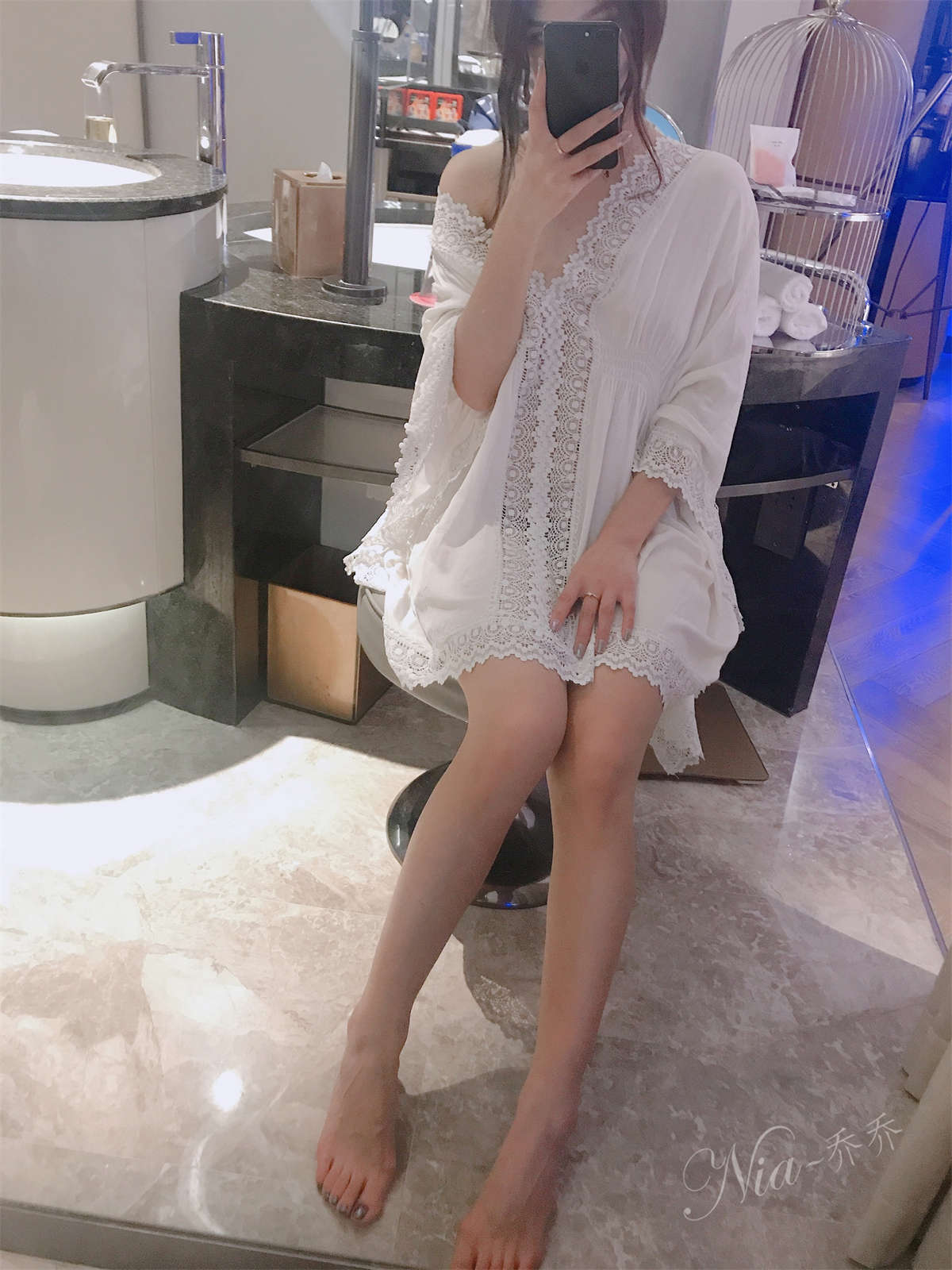 图片[2]-安乔乔儿(Nia乔乔) No.024 美人出浴-日更街拍