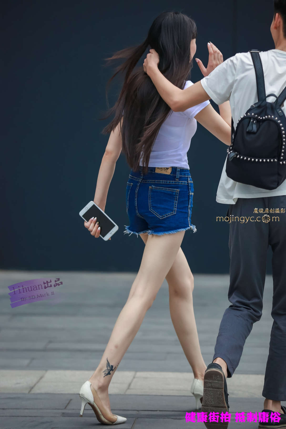 李欢原创-短裤，美腿（9P）-日更街拍