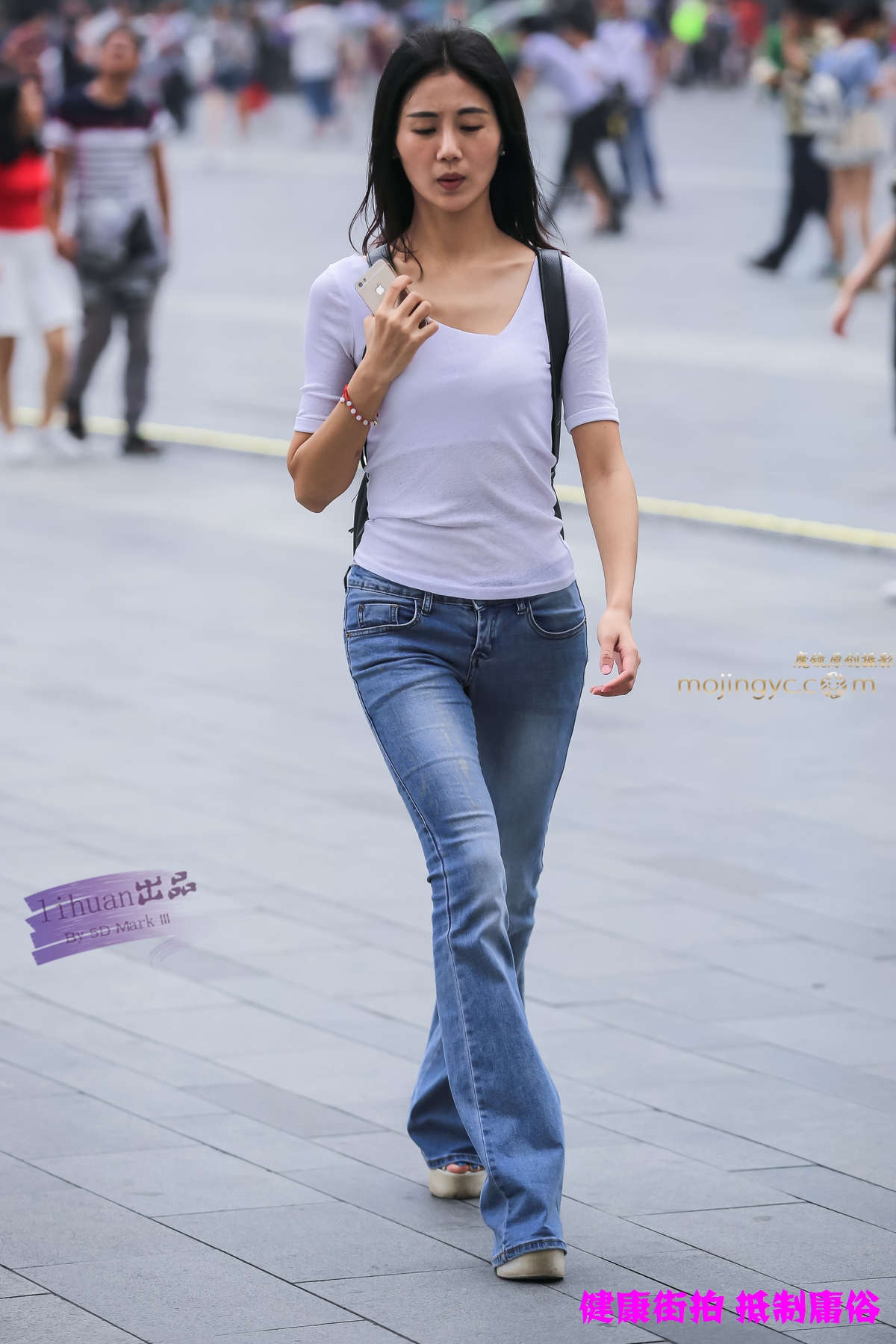 李欢原创-牛仔，美女（15P）-日更街拍