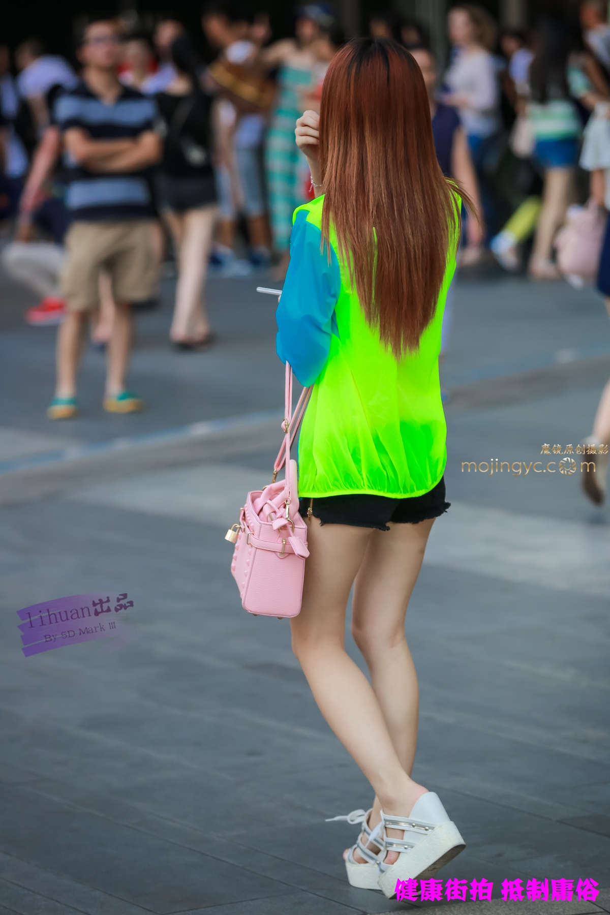 李欢原创-短裤，美腿（10P）-日更街拍