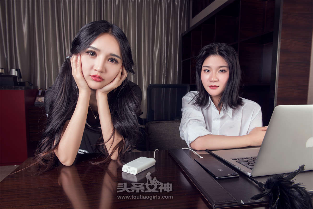 TouTiao头条女神 2017.10.09 夏夏姐妹 双人派对插图1