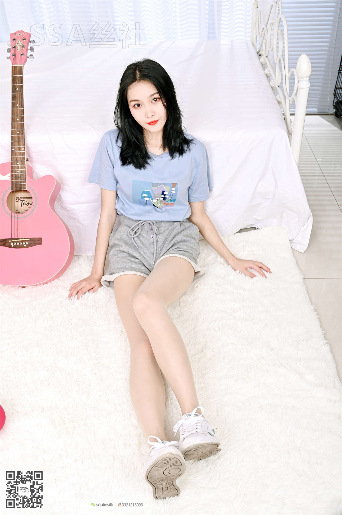 图片[2]-SSA丝社 NO.131 君君 居家小姐姐直播拍摄成片-日更街拍