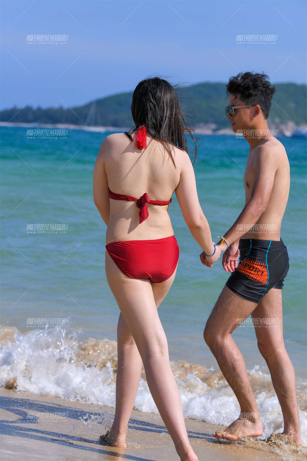 图片[2]-【久久赛帖】海边拍写真的比基尼美女-日更街拍