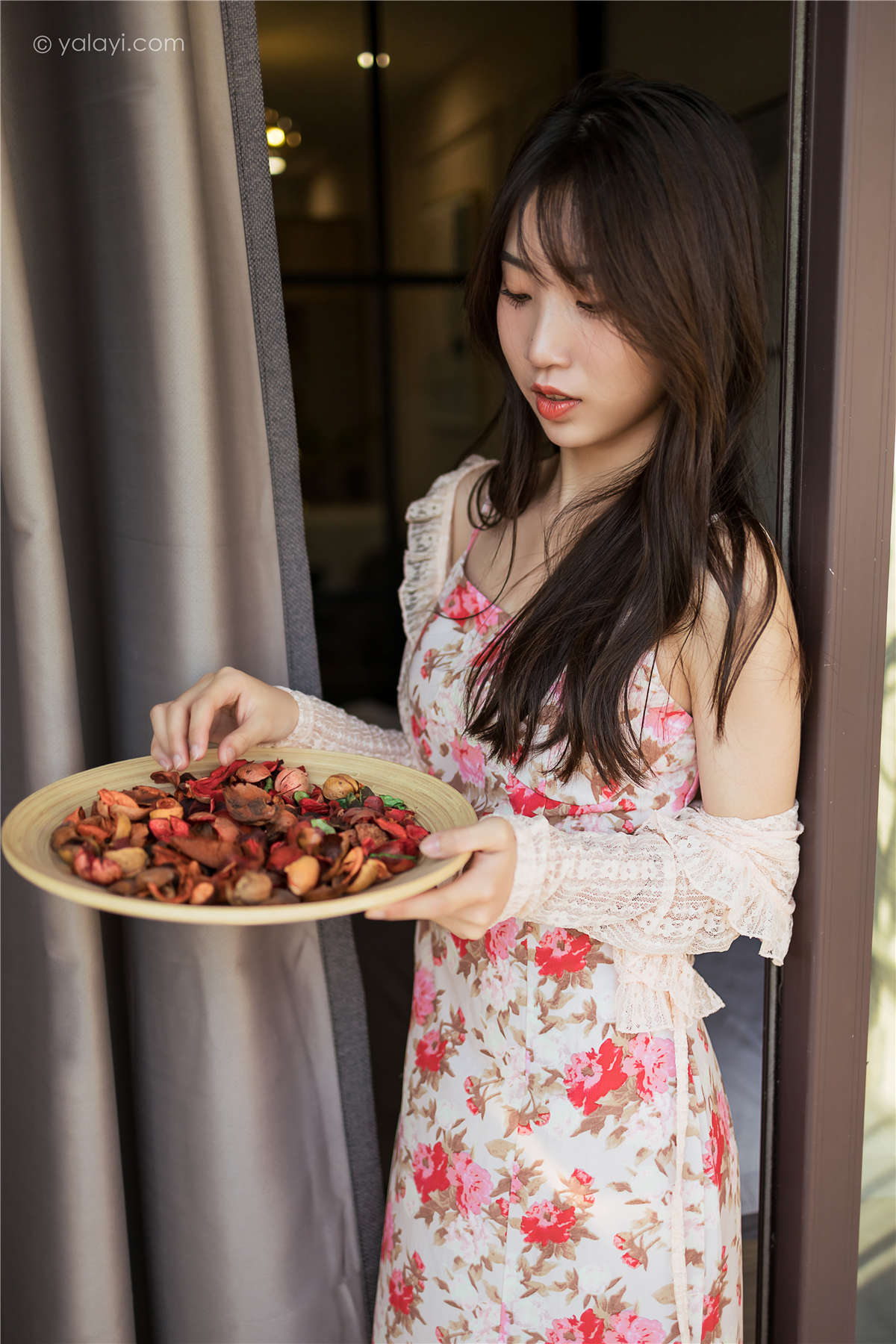 图片[2]-YALAYI雅拉伊 NO.800 下午茶 小乔-日更街拍
