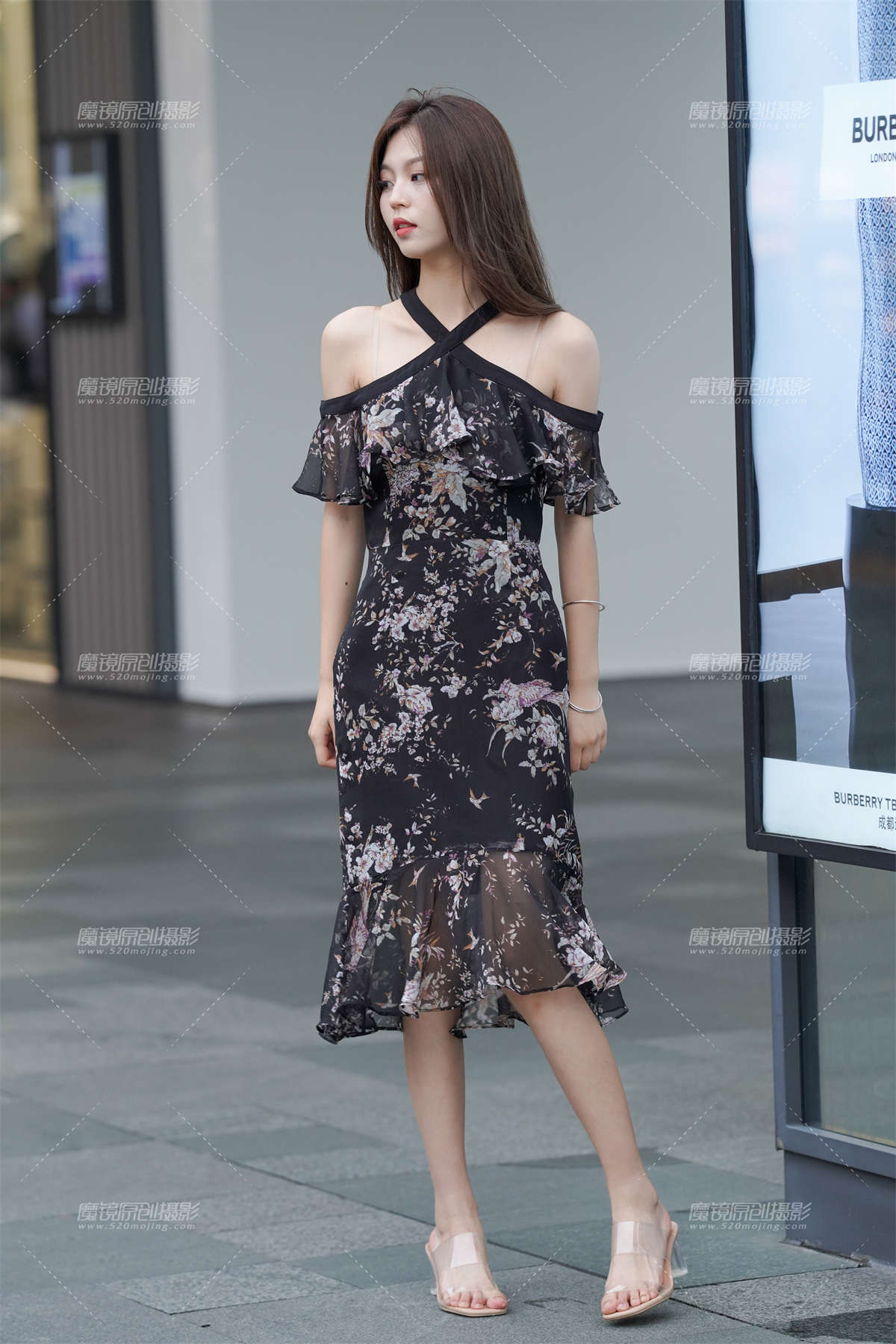 长裙美女-日更街拍