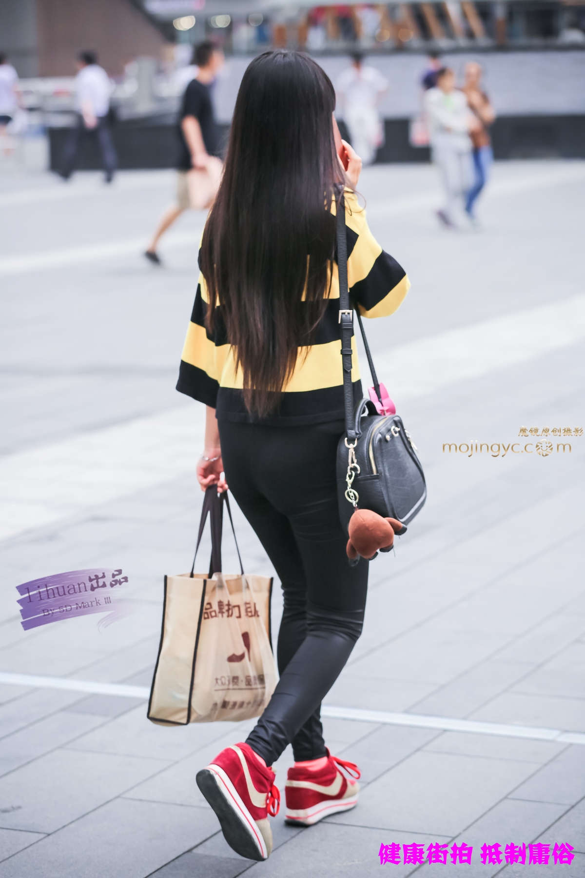 李欢原创-皮裤，丰腴（10P）-日更街拍