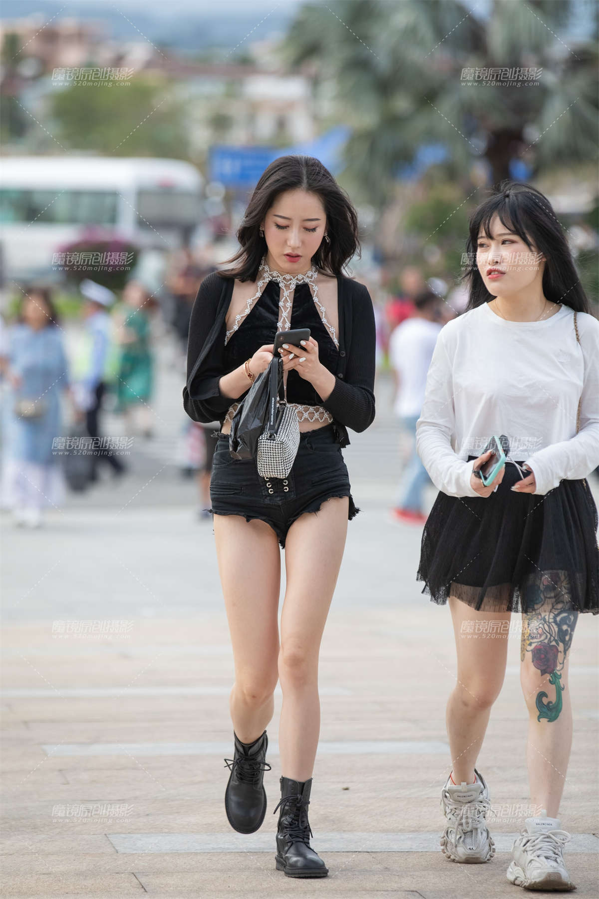 【补档】美出天际的长腿女孩-日更街拍