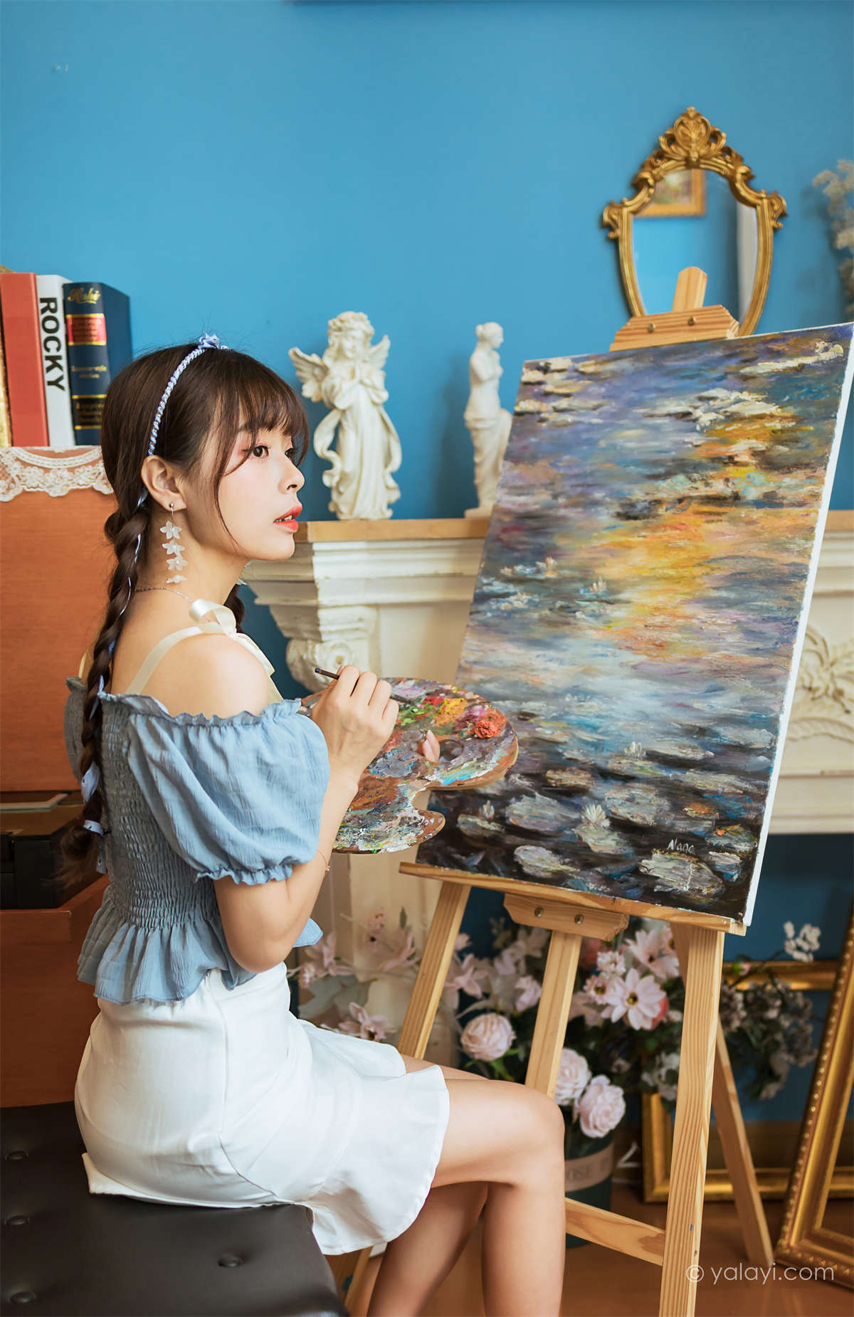 YALAYI雅拉伊2021.10.09 NO.850 灵魂画师 程小蝶-日更街拍