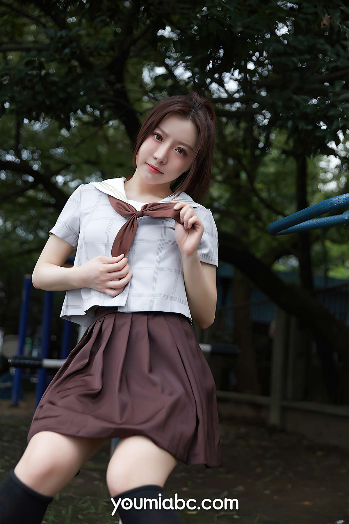 图片[2]-YouMi尤蜜 2021.11.04 JK失乐园 白亦Ada-日更街拍