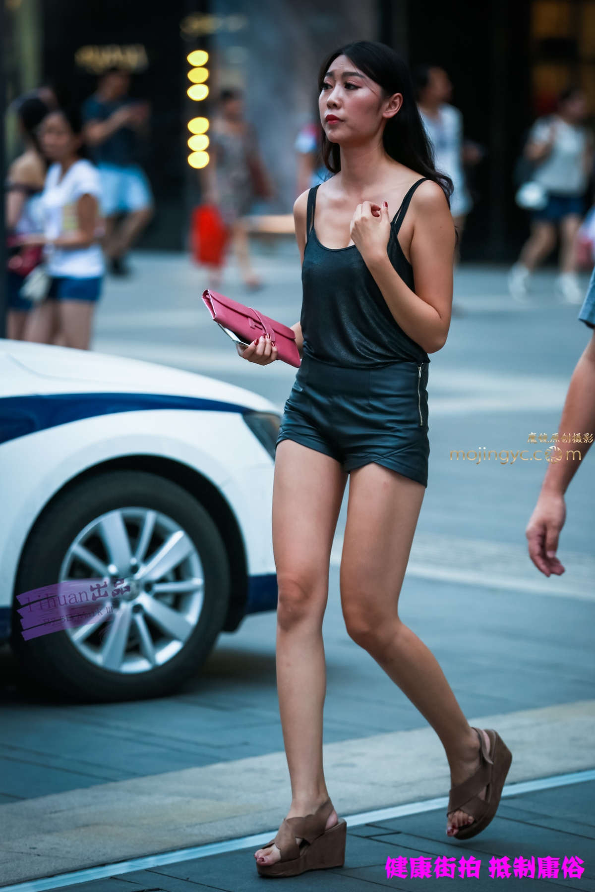 图片[2]-李欢原创-皮衣皮裤，美腿（13P）-日更街拍