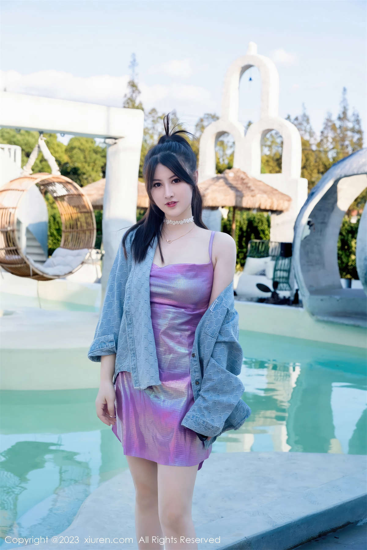 图片[2]-Xiuren秀人网 2023.10.26 No.7565 诗诗-日更街拍