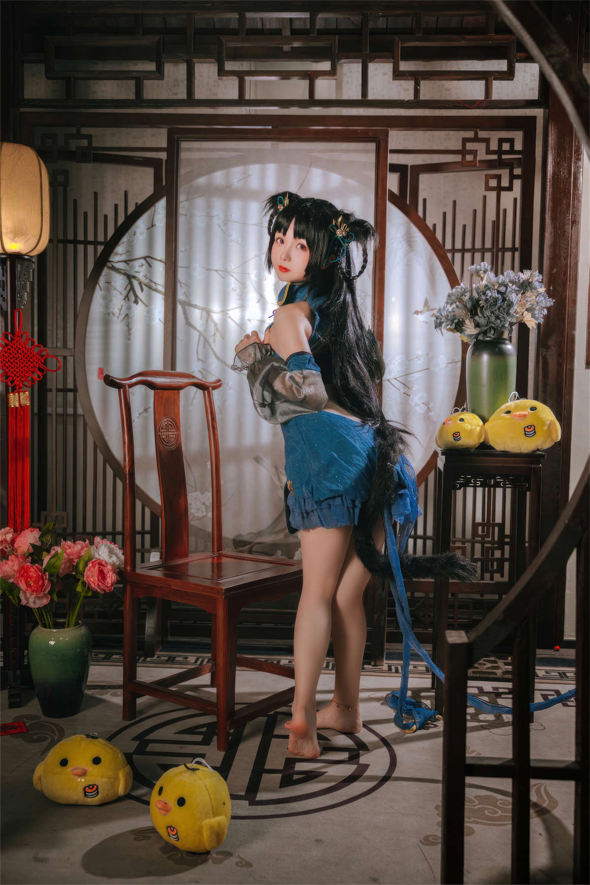 椎名莜 No.107 碧蓝航线 大潮旗袍-日更街拍