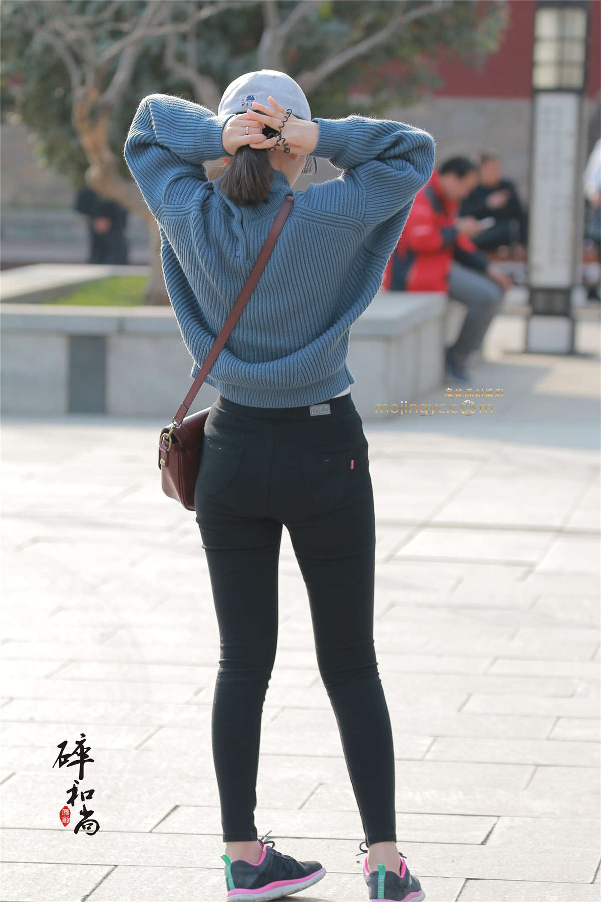 图片[2]-清纯好身材妹子的紧身牛仔（30P）-日更街拍