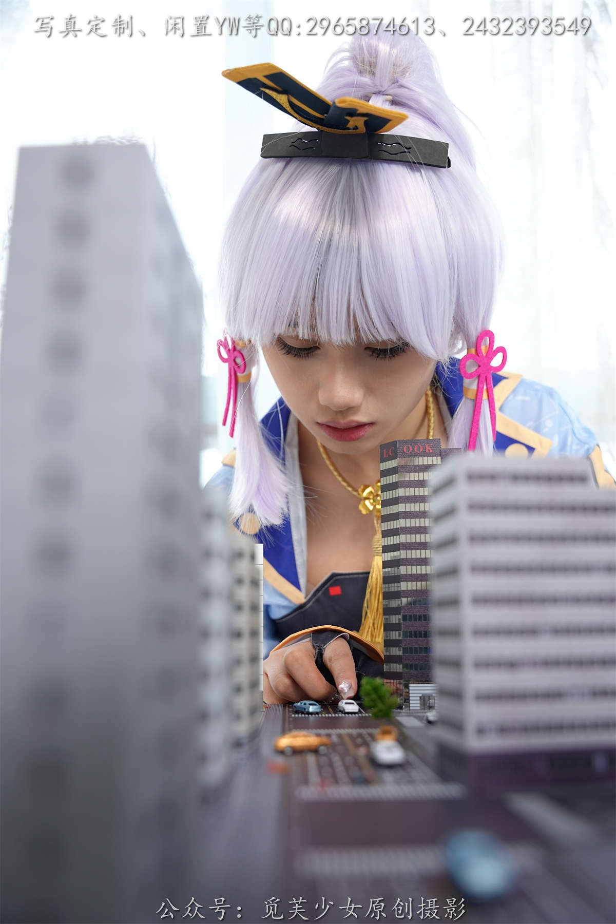 图片[2]-觅芙少女 NO.108 花花 梦境误入小人国，化身巨人少女-日更街拍