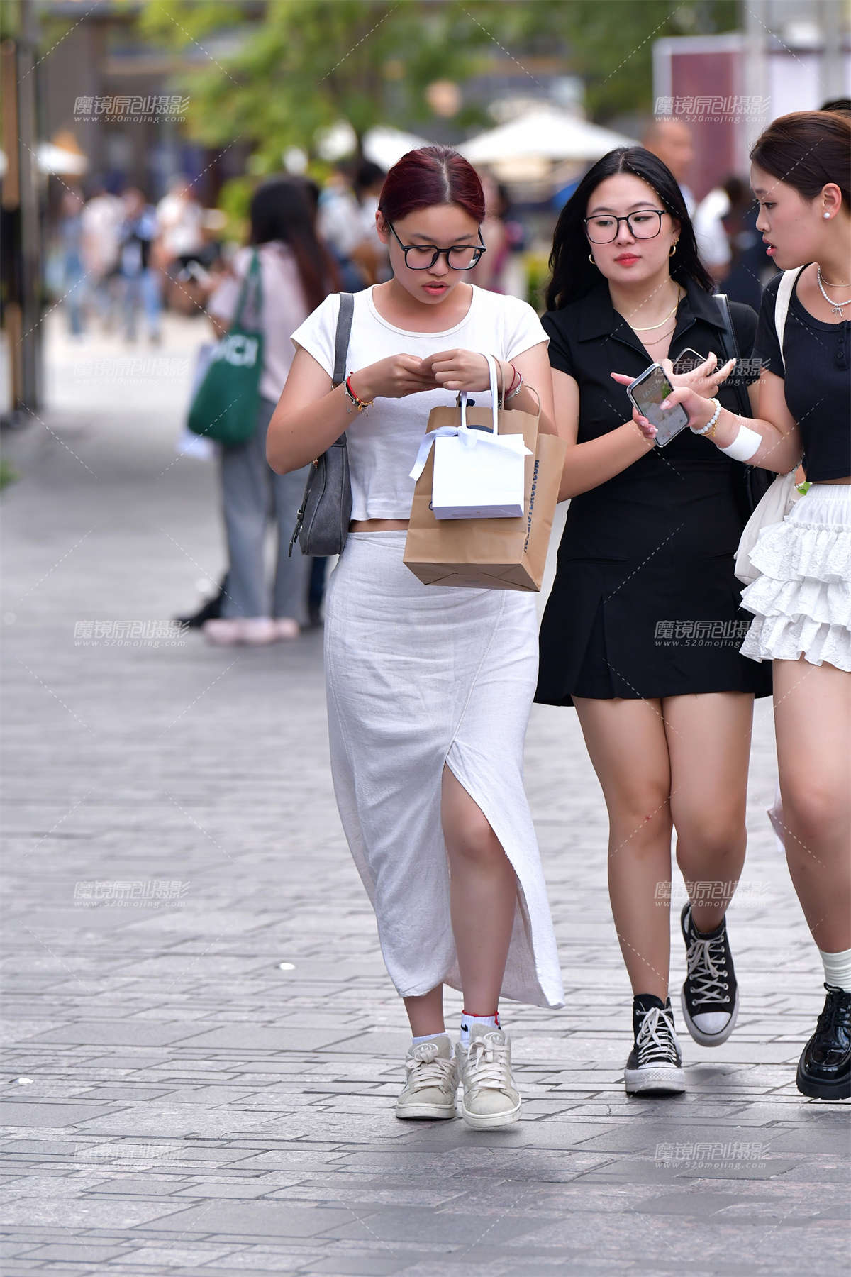 图片[2]-★薄白长裙美女-日更街拍