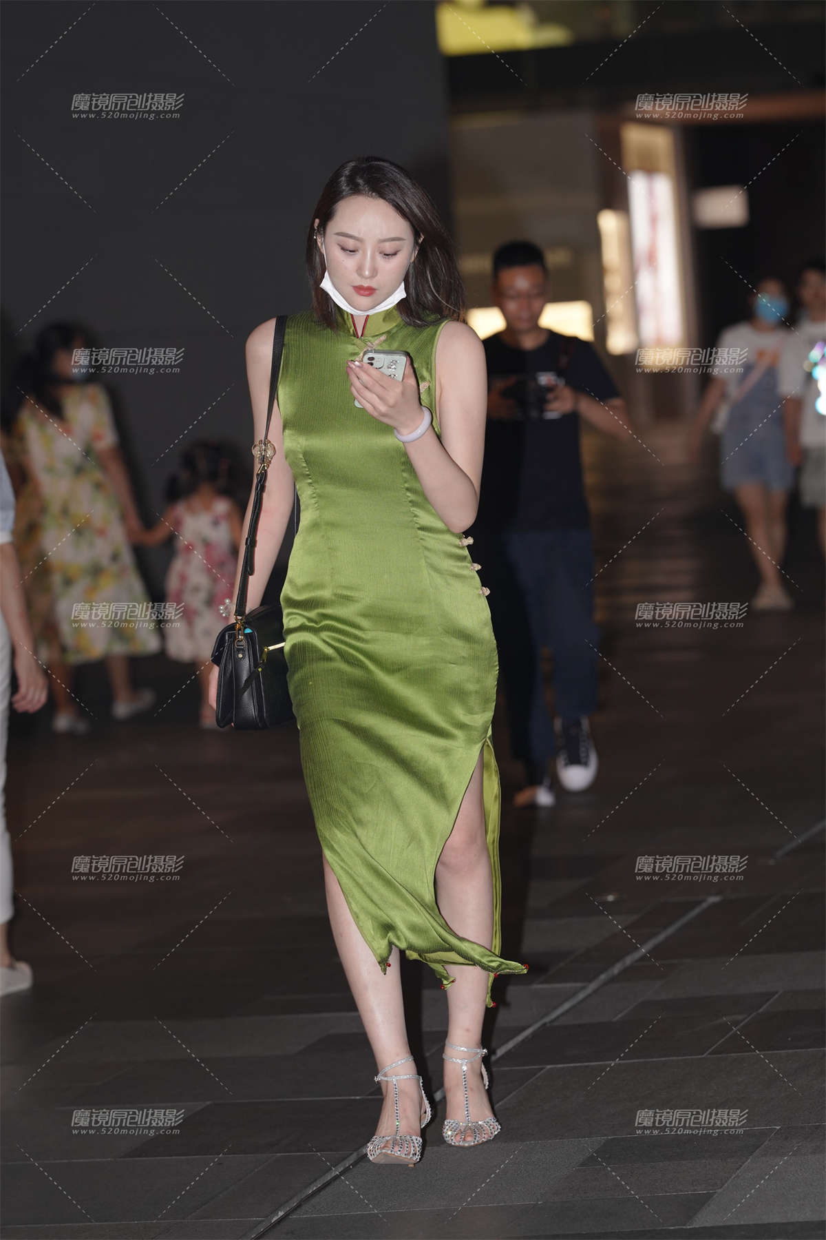 长裙美女-日更街拍