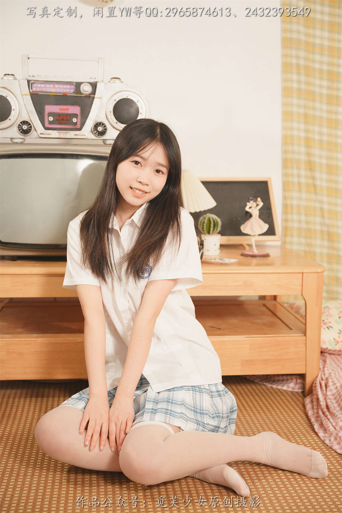 图片[2]-觅芙少女 NO.114 敏敏 青春就是要拍校服记录啦-日更街拍