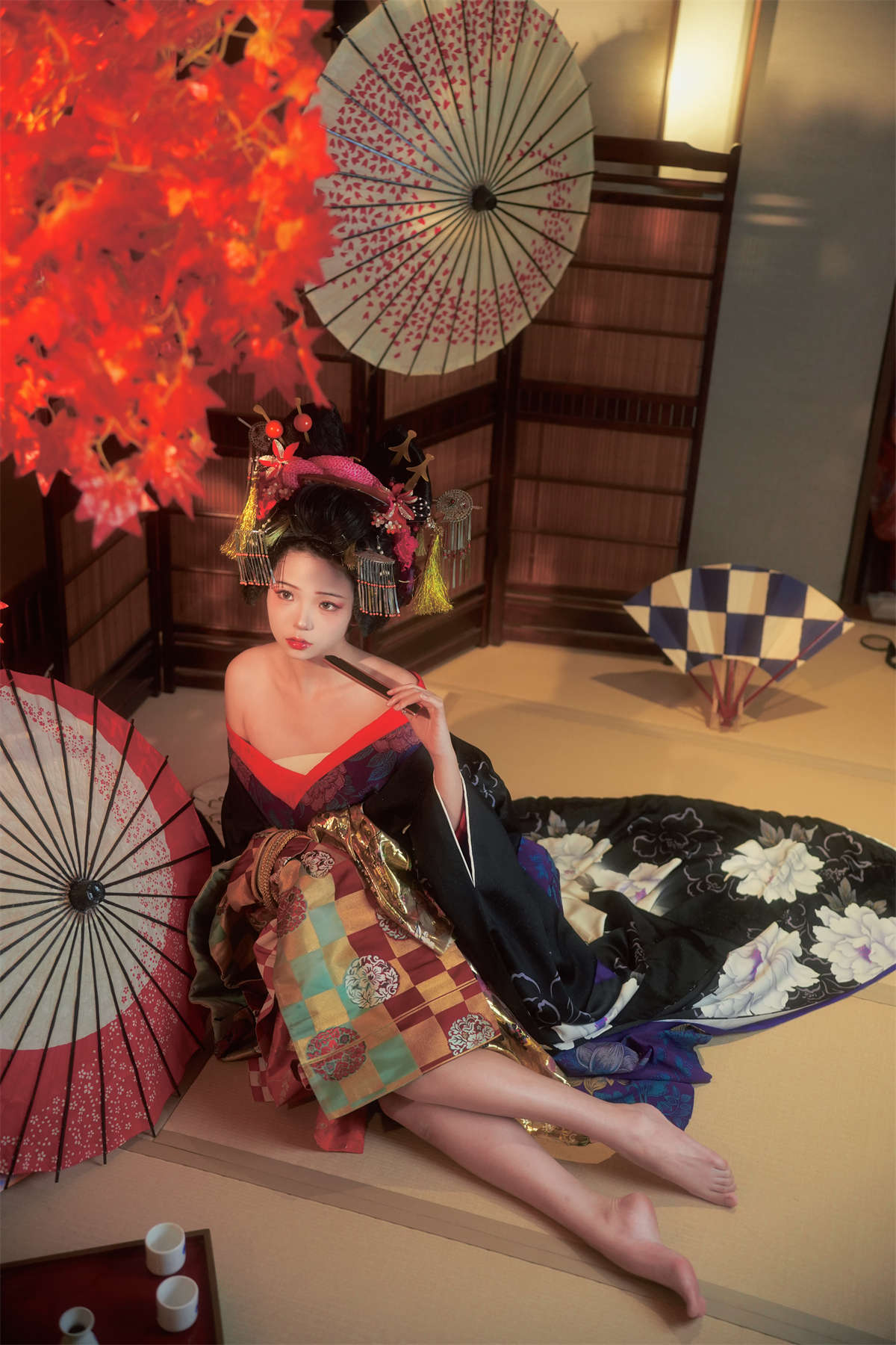 YITUYU艺图语 2023.08.06 花魁道中 欣宝欣宝天天吃饱插图1