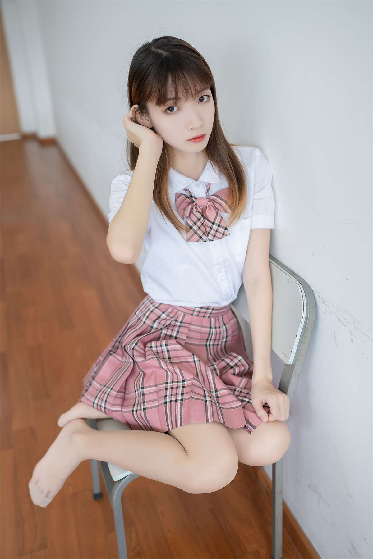 风之领域 NO.114 格子裙少女-日更街拍