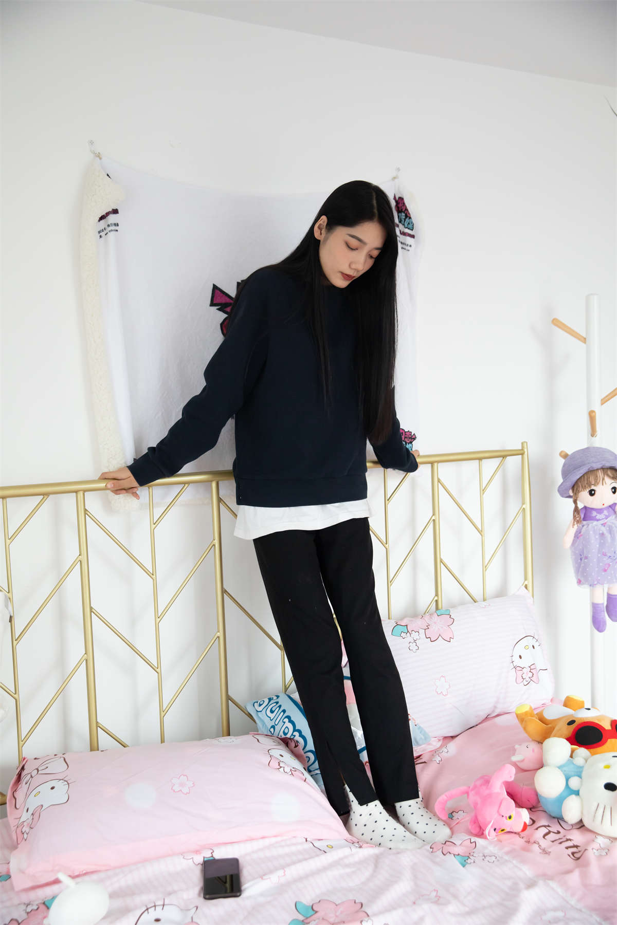 图片[2]-物恋传媒 NO.909 蕾蕾-黑色玫瑰-日更街拍