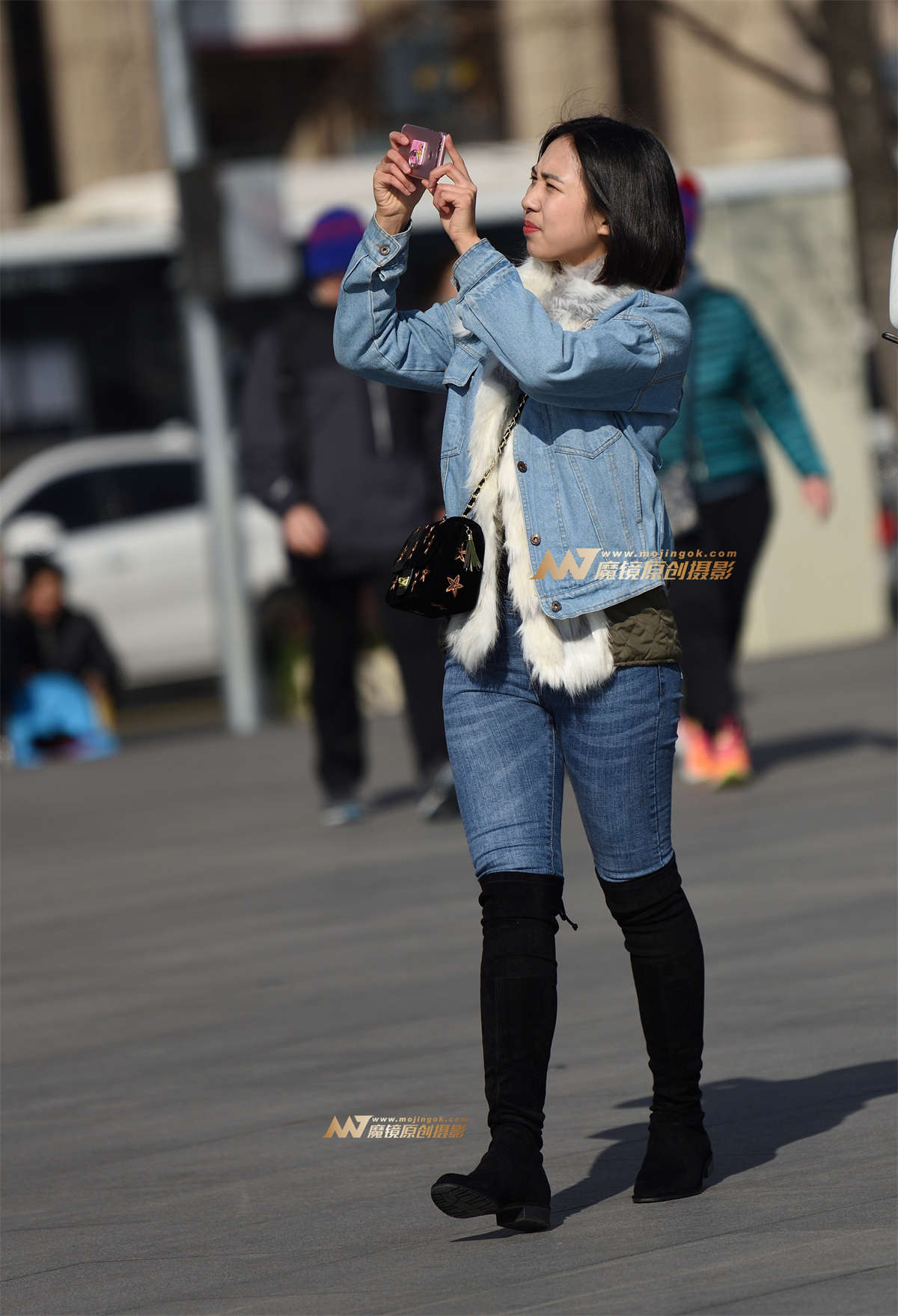 冬天只有牛仔（11P)）-日更街拍