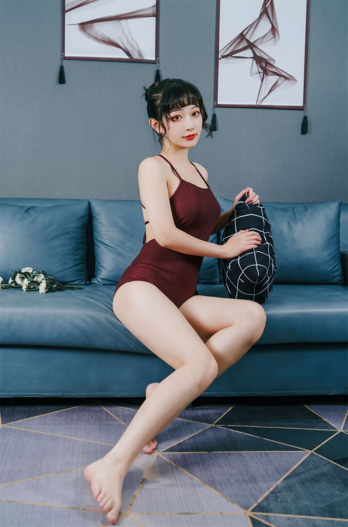 YITUYU艺图语 2023.05.18 红色泳衣 桃墨公子x插图1