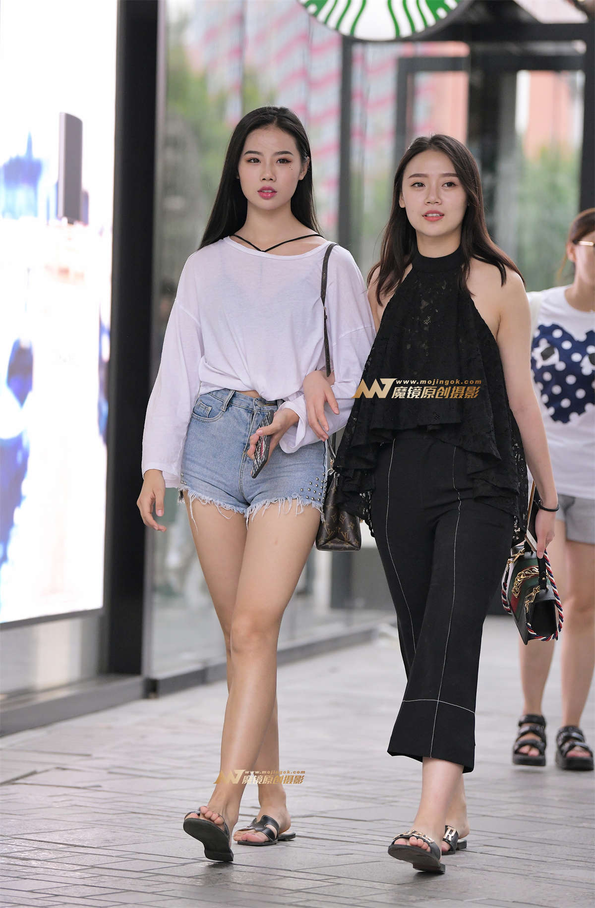 【街拍之魂赛帖】B100、仙女气质，长发飘飘-日更街拍