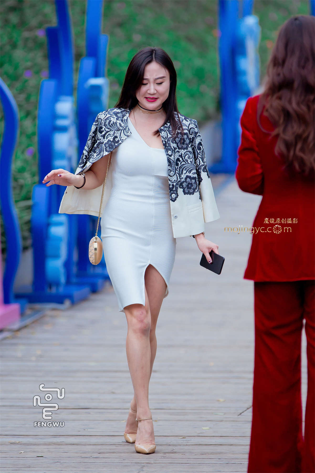 图片[2]-包臀短裙，裸腿，凉高（15）-日更街拍